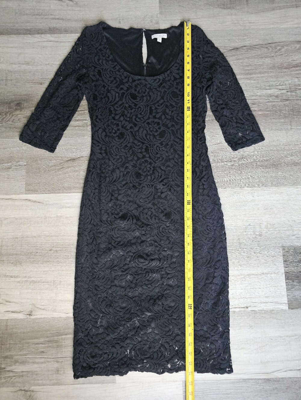 Eva Mendes Dress for New York & Company - Black Lace - Size 10 - Picture 6 of 16